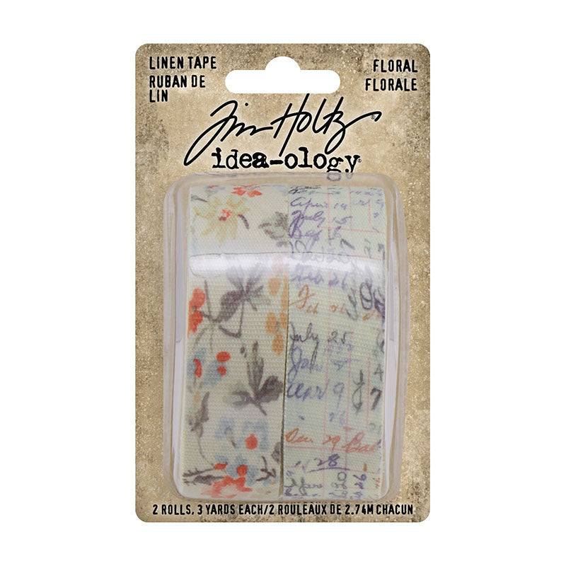 Tim Holtz idea-ology FLORAL Linen Tape th94139