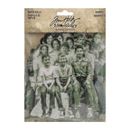 Tim Holtz idea-ology GROUPS PAPER DOLLS th94137