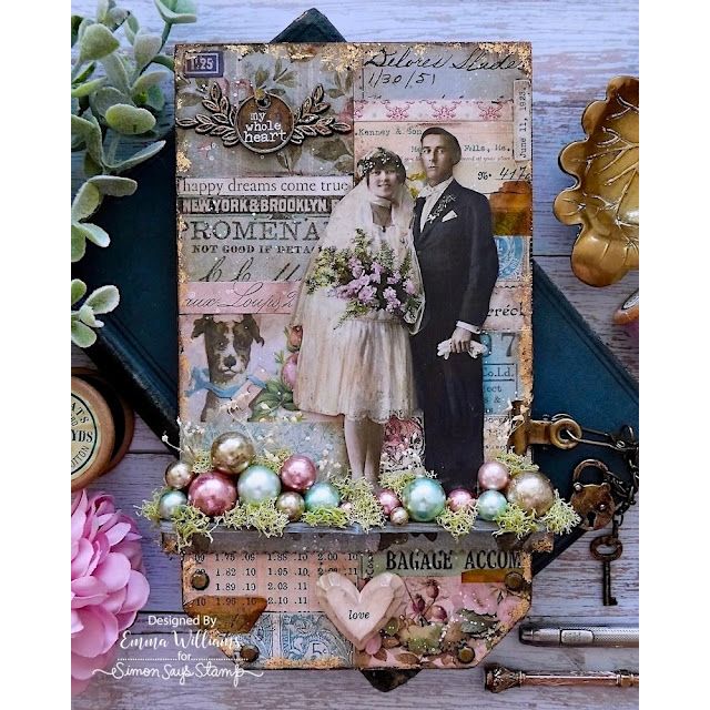 Tim Holtz idea-ology GROUPS PAPER DOLLS th94137 love | color-code:ALT03