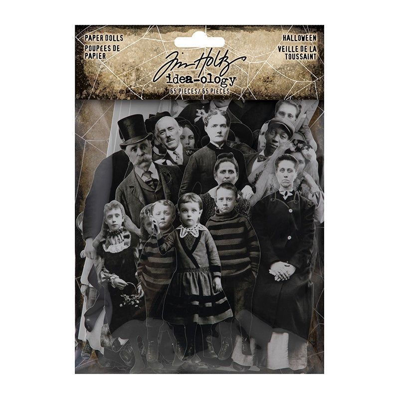 *Tim Holtz idea-ology HALLOWEEN Paper Dolls th94266