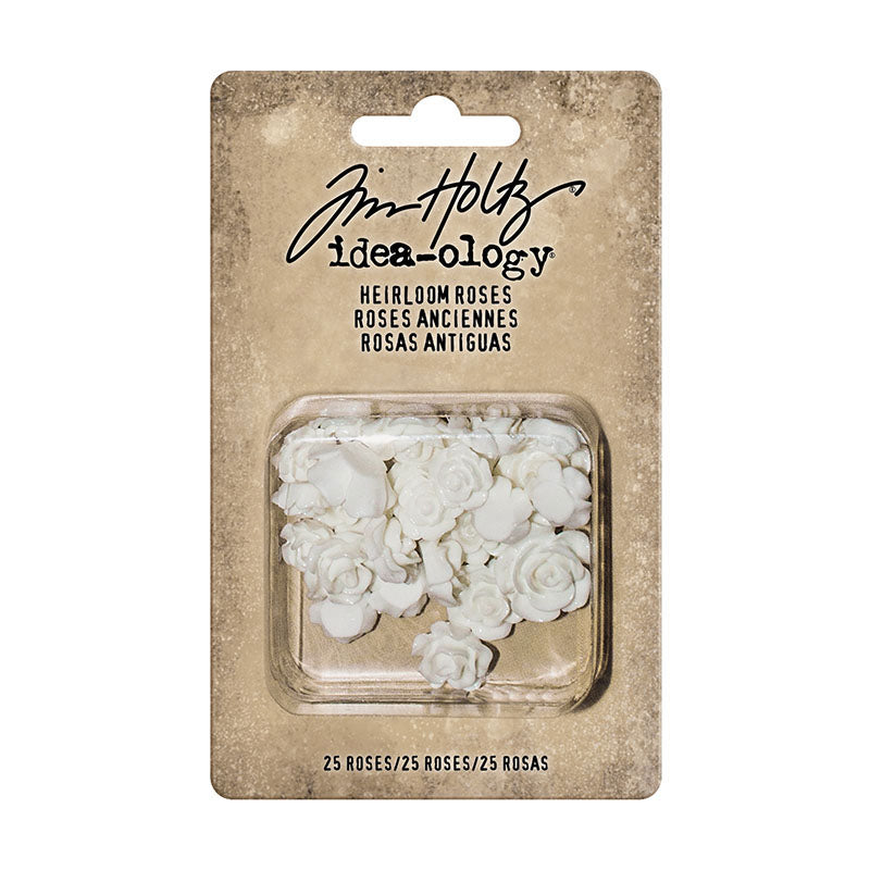Tim Holtz idea-ology HEIRLOOM ROSES Embellishments TH93210