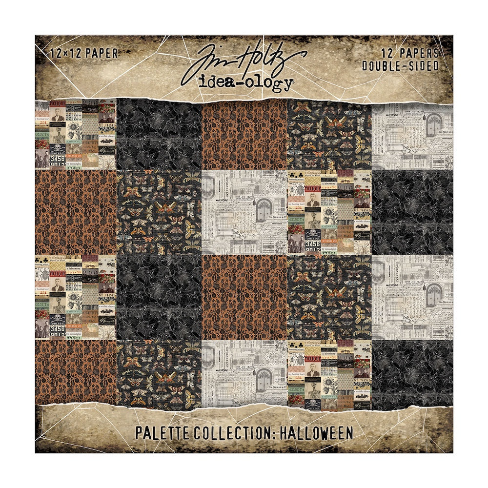 Tim Holtz idea-ology Halloween 2026 12 x 12 Palette Paper Collection th94467