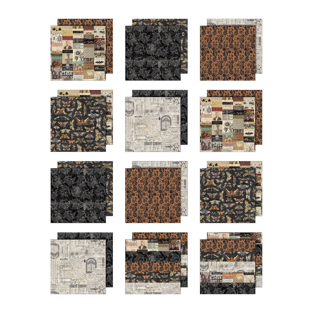 Tim Holtz idea-ology Halloween 2026 12 x 12 Palette Paper Collection th94467 product
