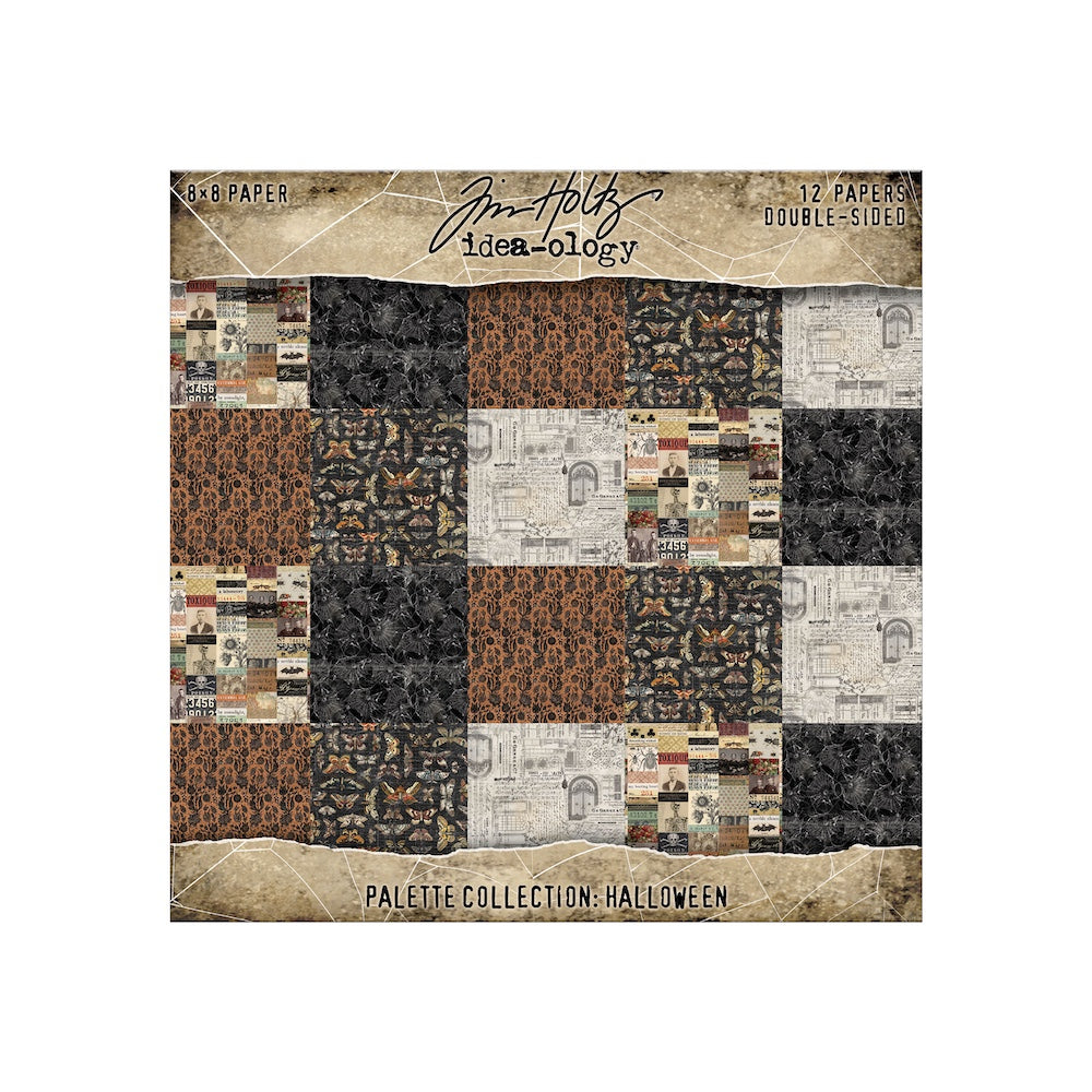 Tim Holtz idea-ology Halloween 2026 8 x 8 Palette Paper Collection th94481