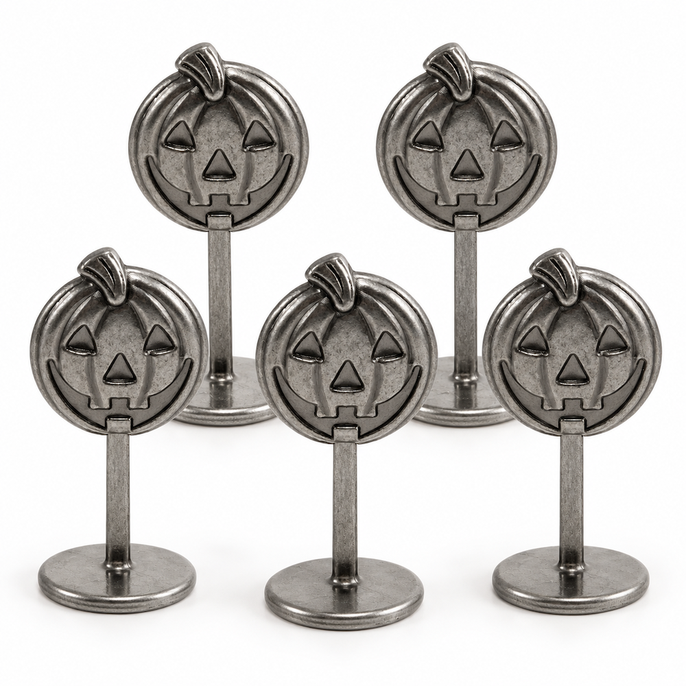 Tim Holtz idea-ology Halloween Adornment Pumpkins with Stands