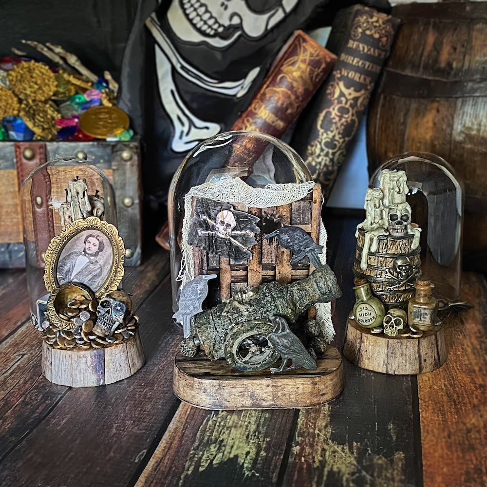 Tim Holtz idea-ology Halloween Ephemera Pack th94435 cannon