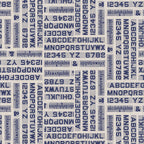 Tim Holtz idea-ology Indigo 12 x 12 Palette Paper Collection th94462 letters