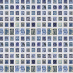 Tim Holtz idea-ology Indigo 12 x 12 Palette Paper Collection th94462 postage