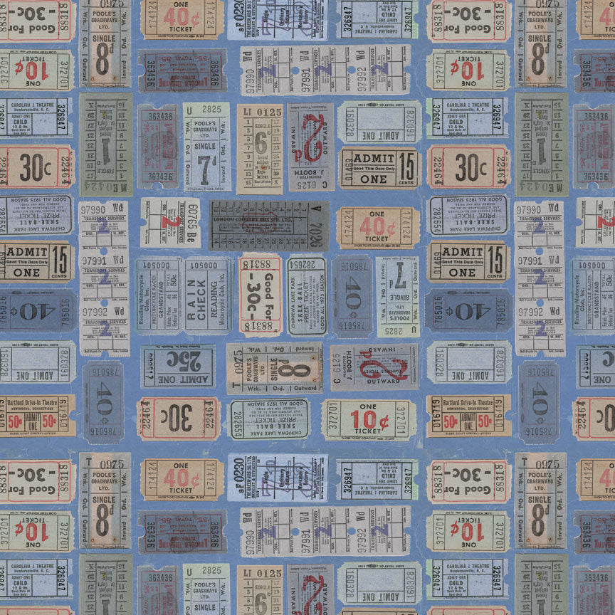 Tim Holtz idea-ology Indigo 12 x 12 Palette Paper Collection th94462 ticket