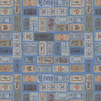 Tim Holtz idea-ology Indigo 12 x 12 Palette Paper Collection th94462 ticket