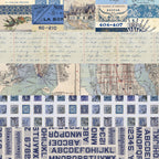 Tim Holtz idea-ology Indigo 8 x 8 Palette Paper Collection th94476 sample