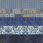 Tim Holtz idea-ology Indigo 8 x 8 Palette Paper Collection th94476 sample 1