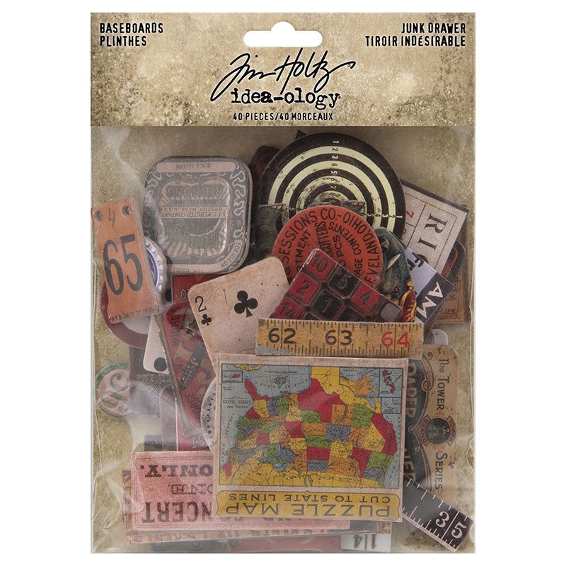 Tim Holtz idea-ology JUNK DRAWER BASEBOARDS th94044