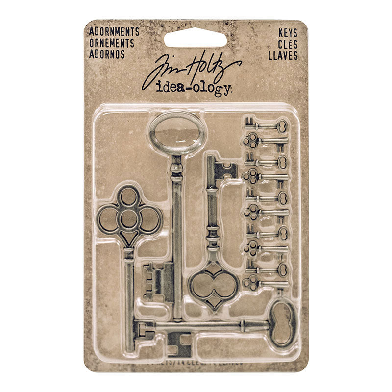 Tim Holtz idea-ology KEYS ADORNMENTS Findings TH93321