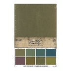 Tim Holtz idea-ology KRAFT STOCK STACK COOL Paper th94110