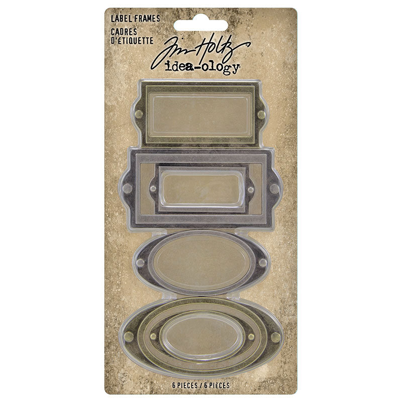 Tim Holtz idea-ology LABEL FRAMES th94052