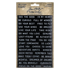 Tim Holtz idea-ology LABEL STICKERS THOUGHTS th94229