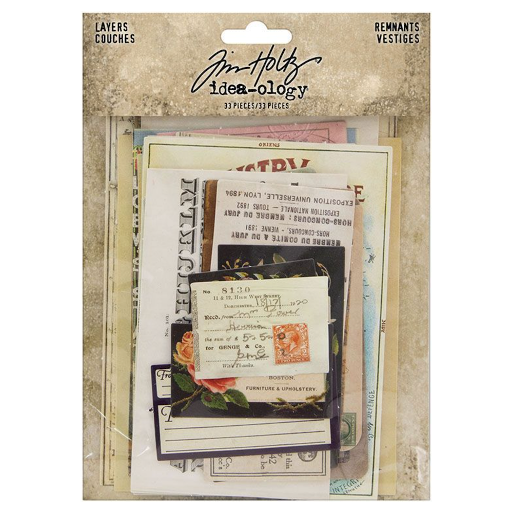 Tim Holtz idea-ology LAYERS REMNANTS th93956