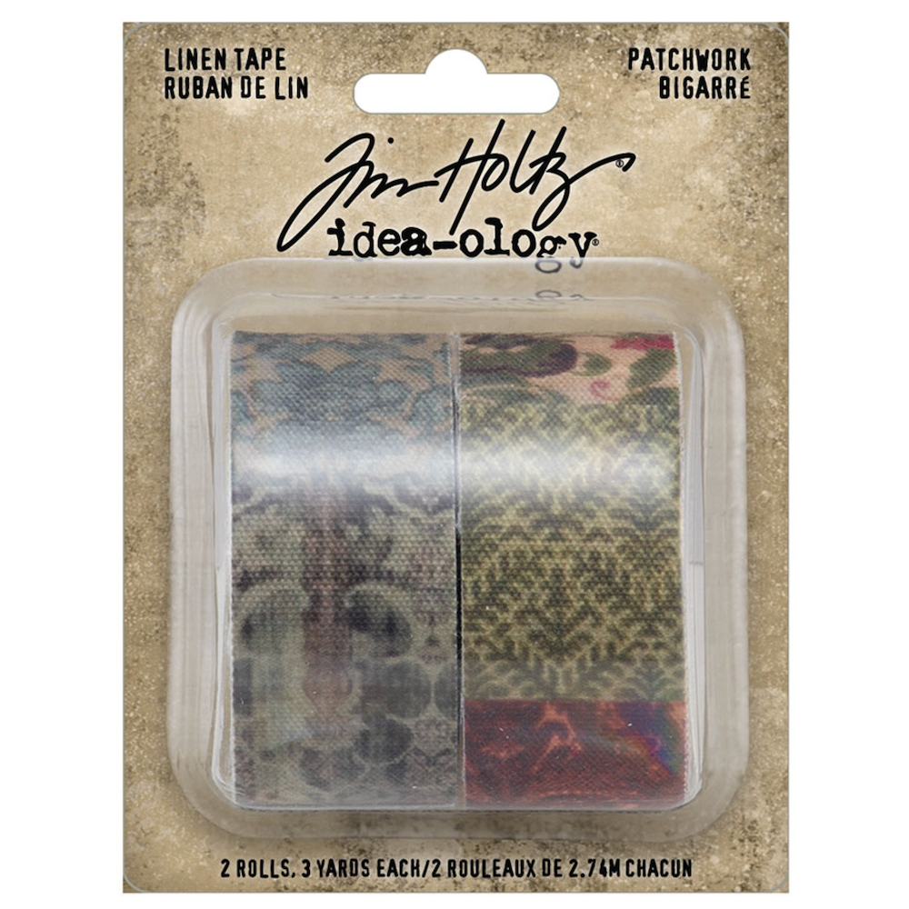 Tim Holtz idea-ology LINEN TAPE PATCHWORK th94230
