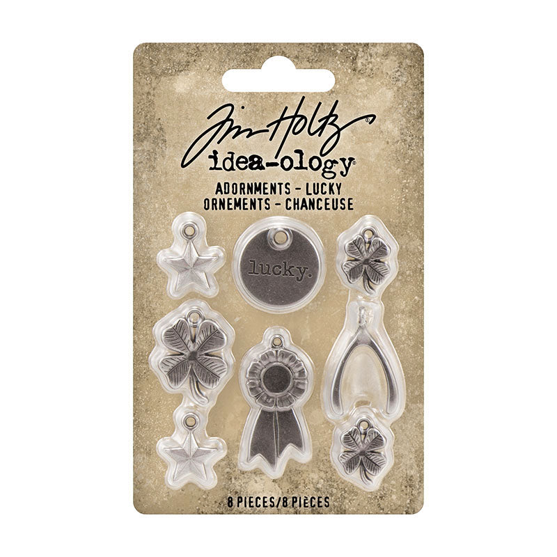 Tim Holtz idea-ology LUCKY Adornments th94131