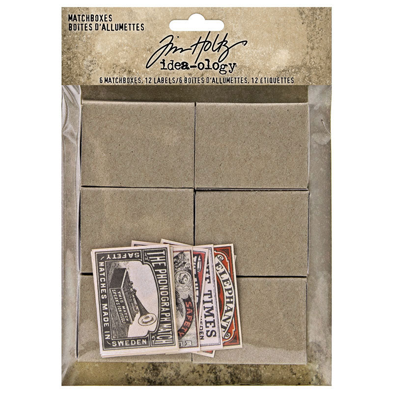 Tim Holtz idea-ology MATCHBOXES th94050
