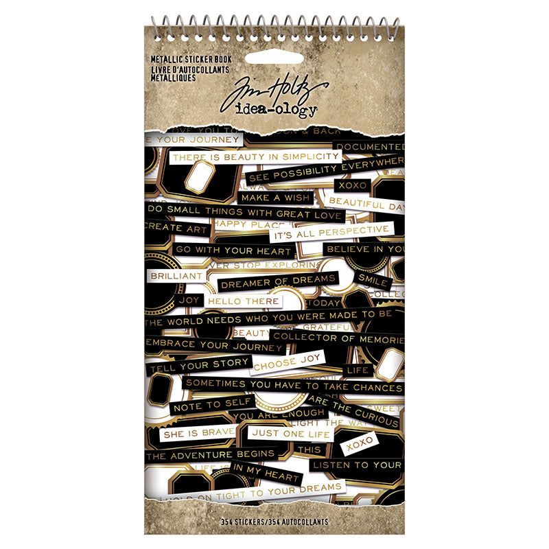 Tim Holtz Metallic Sticker Book Tim Holtz Metallic Sticker Book