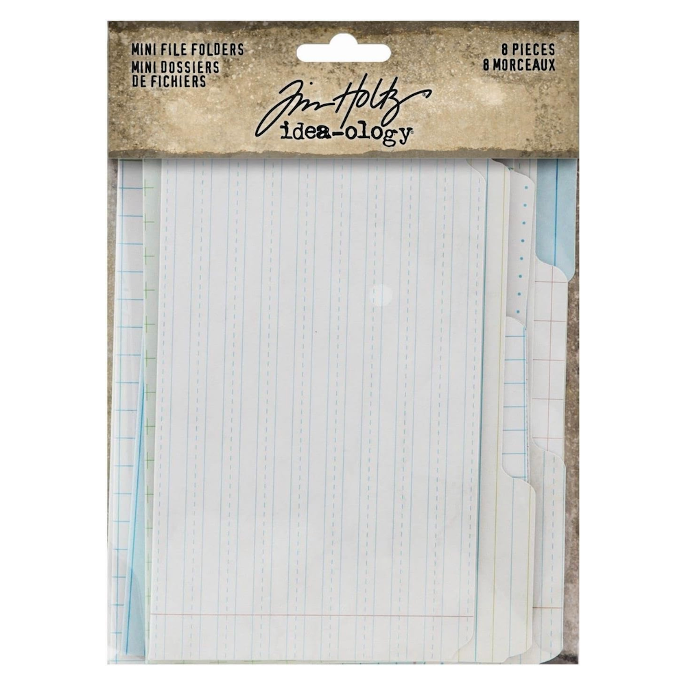 Tim Holtz idea-ology MINI FILE FOLDERS th94232