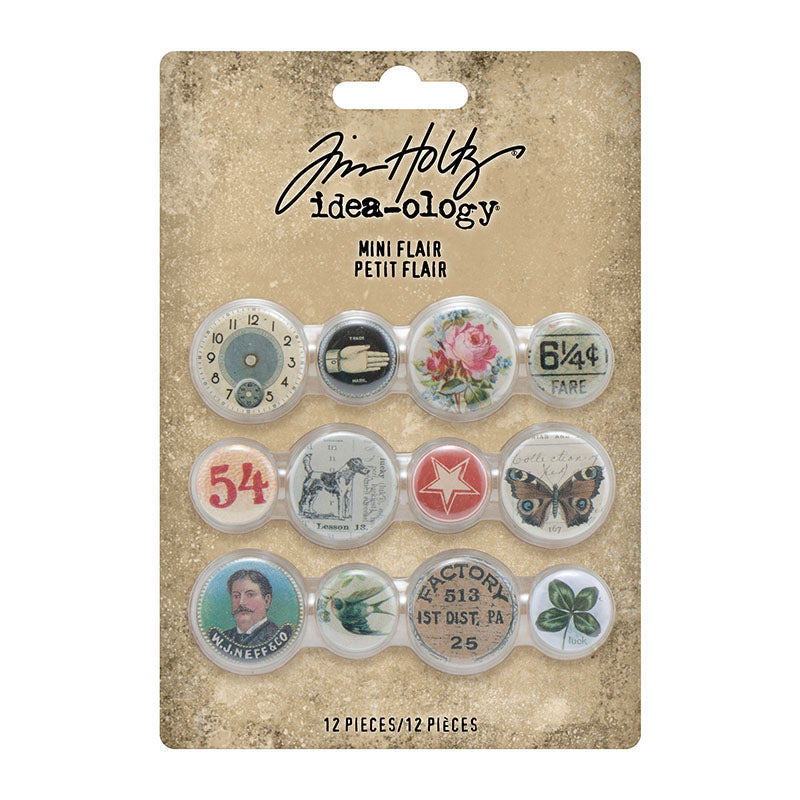 Tim Holtz idea-ology MINI FLAIR Embellishments th94129