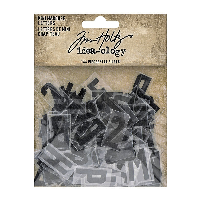 Tim Holtz idea-ology MINI MARQUEE LETTERS th94127
