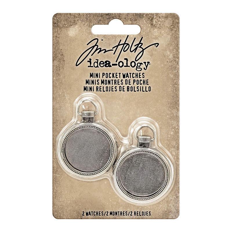 Tim Holtz idea-ology MINI POCKET WATCHES Findings TH93274