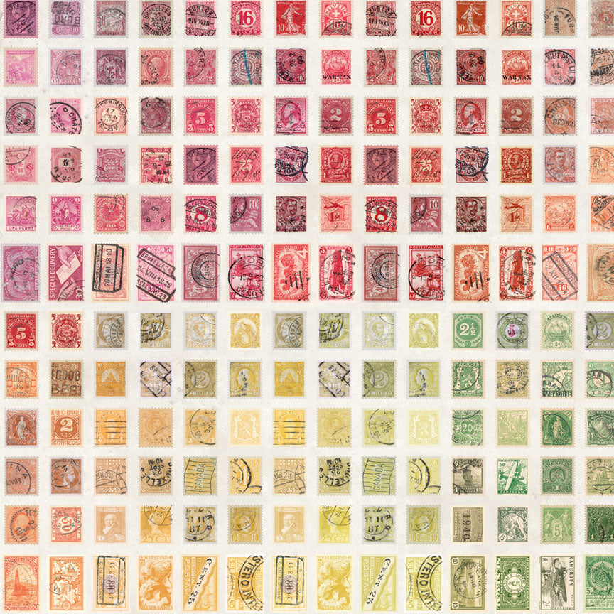 Tim Holtz idea-ology Multi 12 x 12 Palette Paper Collection th94466 postage