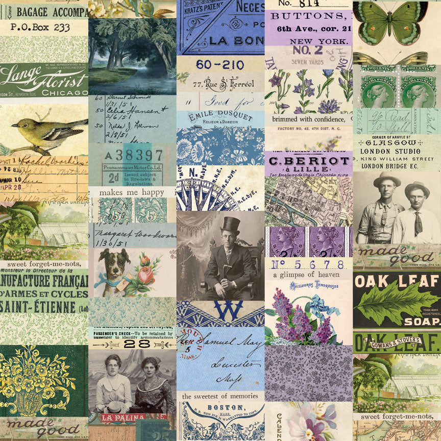 Tim Holtz idea-ology Multi 12 x 12 Palette Paper Collection th94466 strips