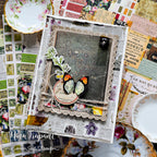 Tim Holtz idea-ology Multi 8 x 8 Palette Paper Collection th94480 beautiful wild flower butterflies