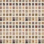 Tim Holtz idea-ology Neutral 12 x 12 Palette Paper Collection th94459 postage