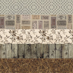 Tim Holtz idea-ology Neutral 8 x 8 Palette Paper Collection th94473 sample 1