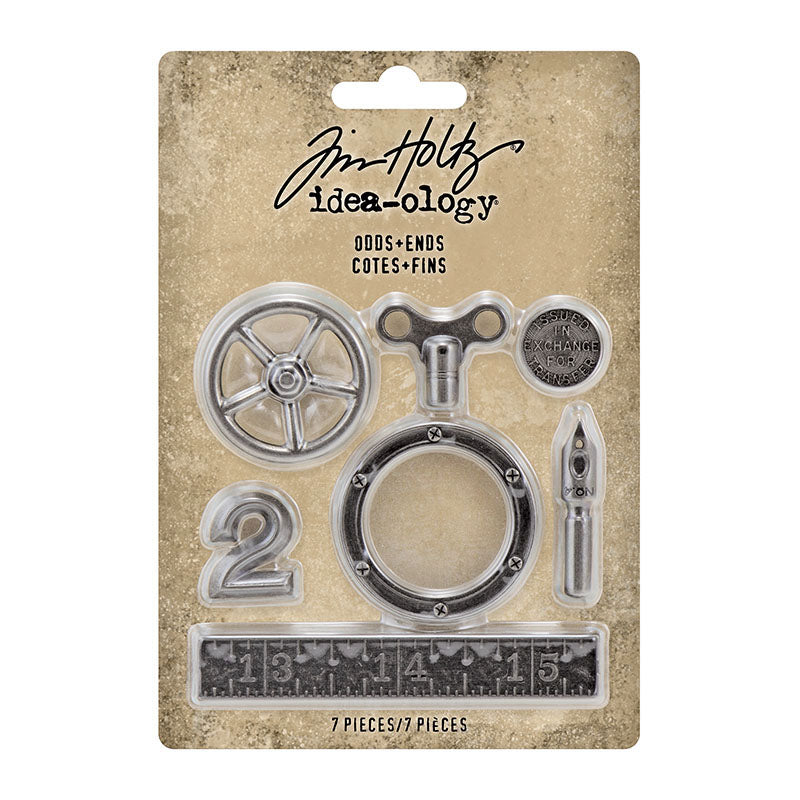 Tim Holtz idea-ology ODDS AND ENDS Embellishments th94143