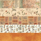 Tim Holtz idea-ology Orange 12 x 12 Palette Paper Collection th94457 sample 1