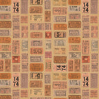 Tim Holtz idea-ology Orange 8 x 8 Palette Paper Collection th94471 ticket