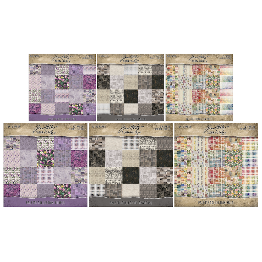 Tim Holtz idea-ology Palette Paper Collection July 2026 I Want It All Bundle