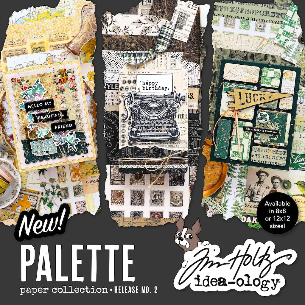 New Tim Holtz idea-ology Palette Paper Collection Release No. 2