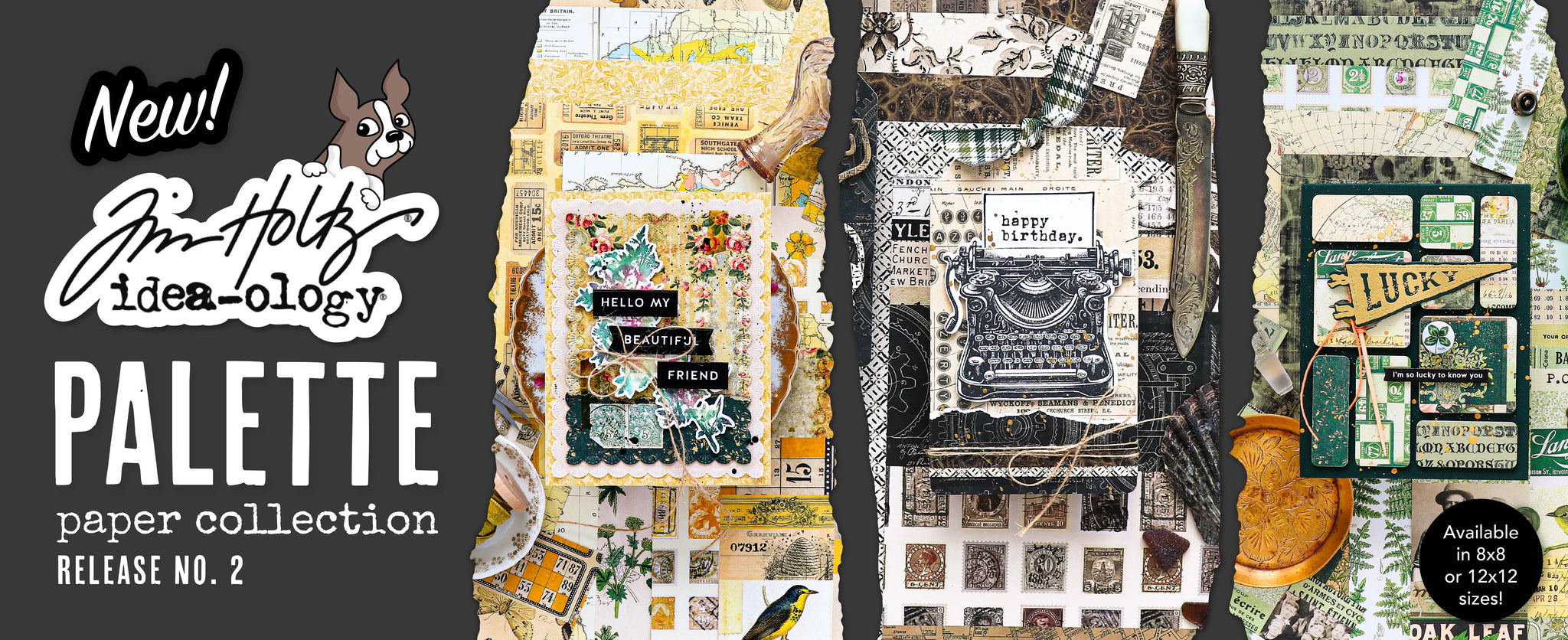 New Tim Holtz idea-ology Palette Paper Collection Release No. 2