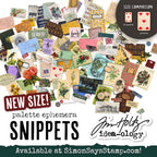 Tim Holtz idea-ology Palette Snippets Ephemera th94485 all products size comparison