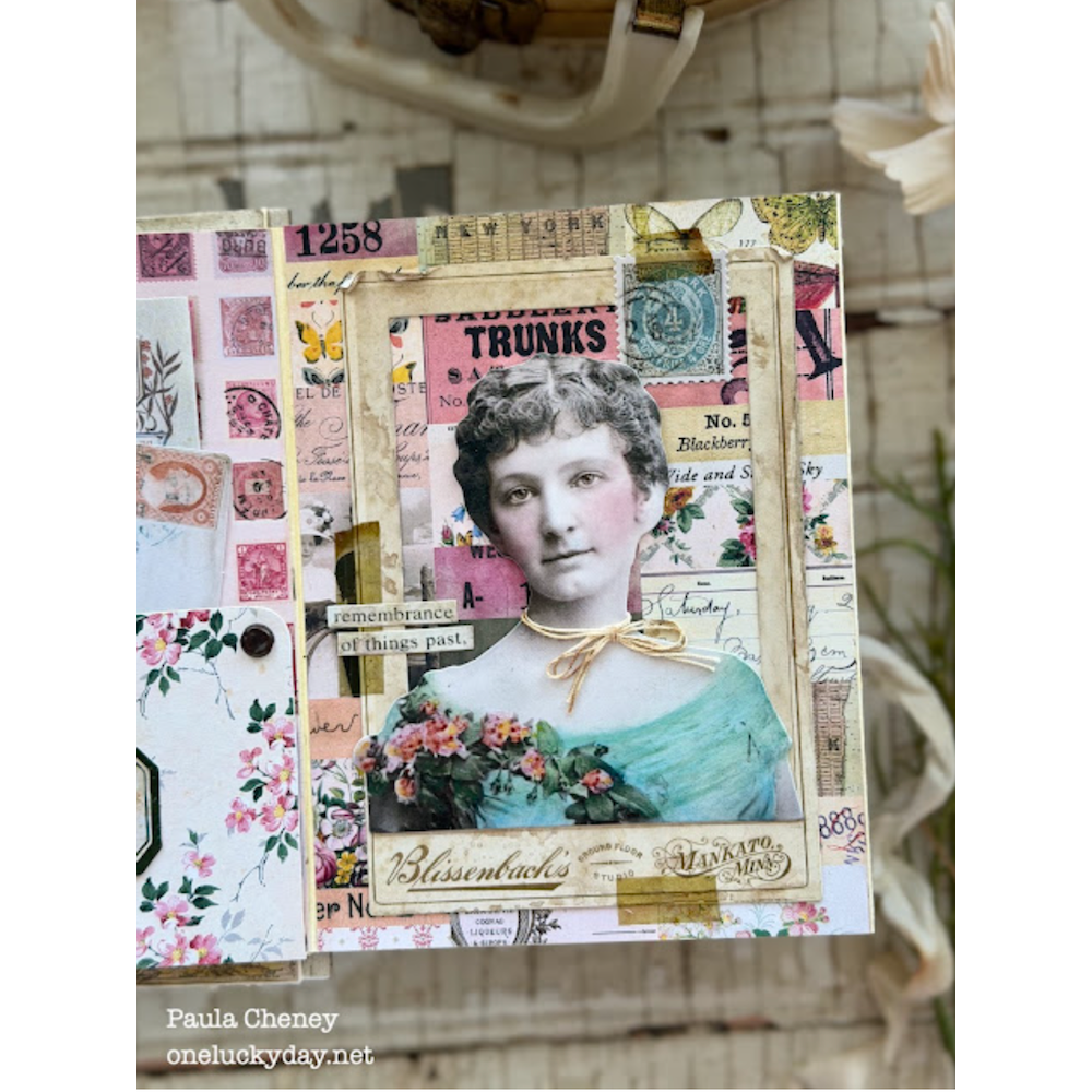 Tim Holtz idea-ology Pink 12 x 12 Palette Paper Collection th94455 woman