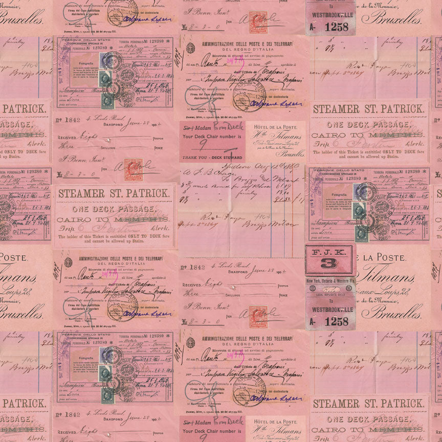 Tim Holtz idea-ology Pink 8 x 8 Palette Paper Collection th94469 steamer