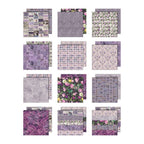 Tim Holtz idea-ology Purple 12 x 12 Palette Paper Collection th94464 product