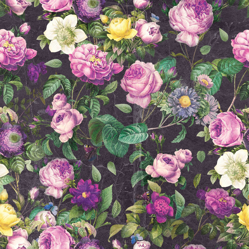 Tim Holtz idea-ology Purple 8 x 8 Palette Paper Collection th94478 bloom