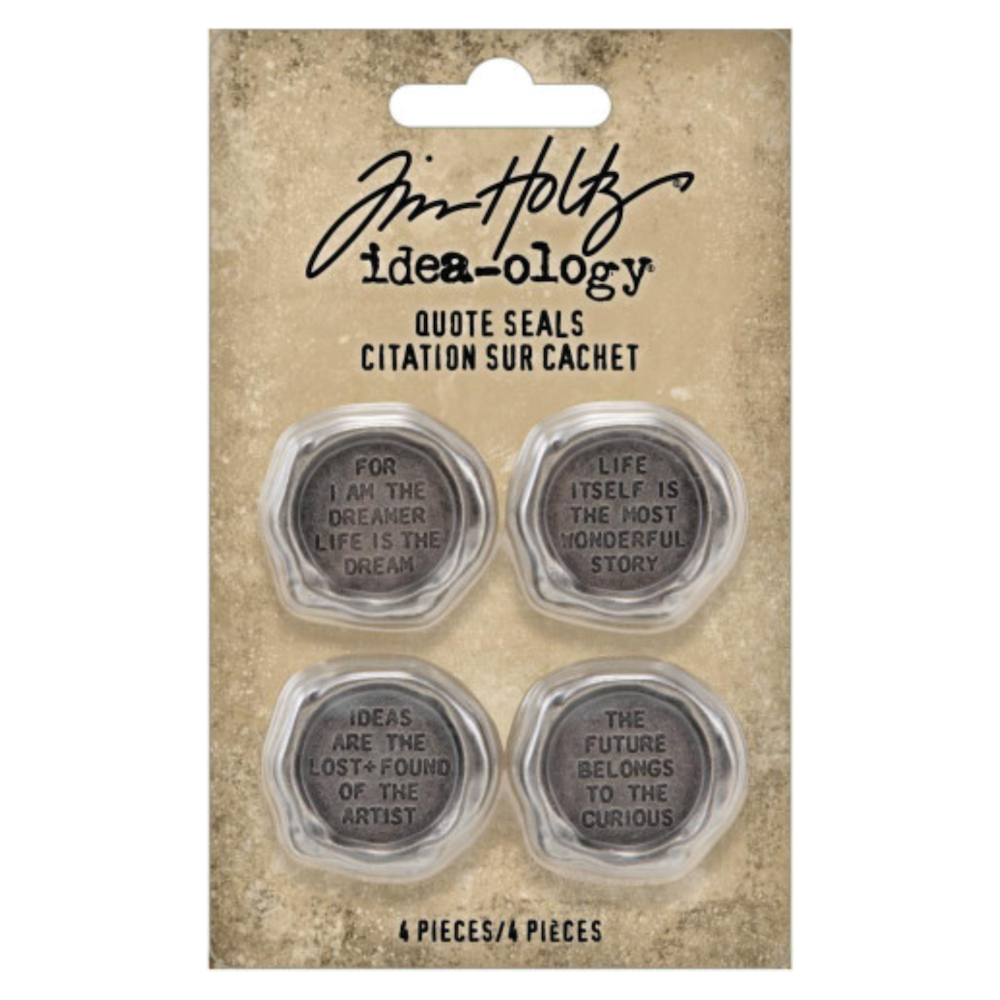 Tim Holtz idea-ology QUOTE SEALS th94236