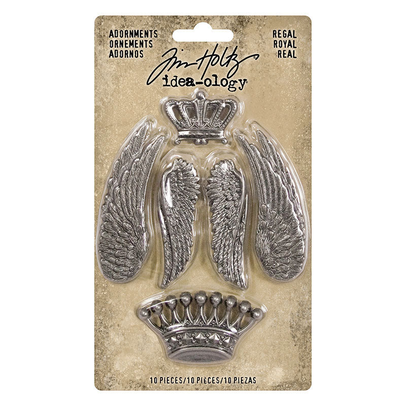 Tim Holtz idea-ology REGAL ADORNMENTS Metal TH92903