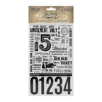 Tim Holtz idea-ology REMNANT RUBS LABELED th94237