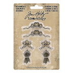 Tim Holtz idea-ology RIBBONS & BOWS Adornments th93686